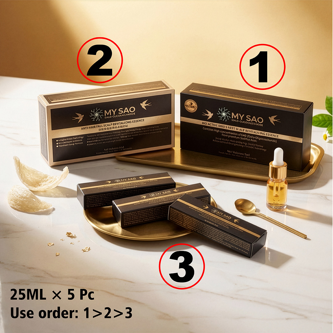 MYSAO ProSAO 25ML Daily Vanity Limited Set ×5 bottles, use order 1→2→3